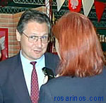 El embajador entrevistado por Rosarinos.com