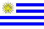 Bandera de Uruguay.