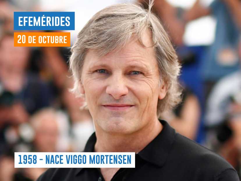 Efemérides 20 de Octubre: Viggo Mortensen Lugosi Petty Maradona LaMasia Ortiz Francéscoli Ferreyra ETA Luppi Día del Pediatra y del Chef