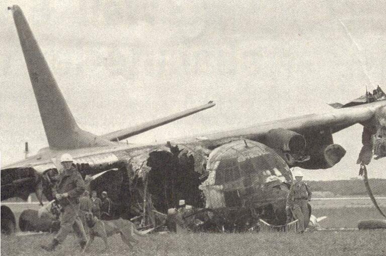 En 1975 fue derribado un avión Hércules en Tucumán