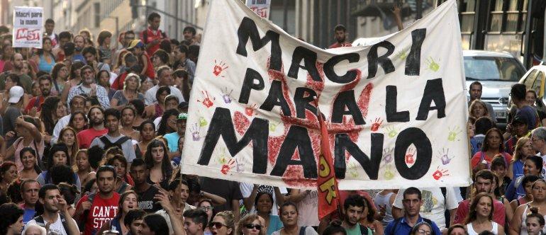 #BastaMacri «BASTA DE AGRESIONES» le dicen los gremios a Macri