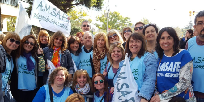 AMSAFE SL: Cronograma de Cobro. Escritura de Cátedra. Traslados. Viaje a Fiesta Nacional Docente. Cena Dia Maestro