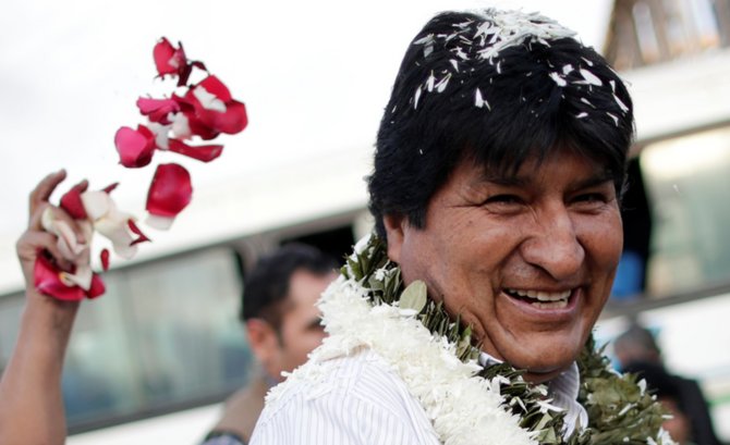 Evo Morales es reelegido presidente de Bolivia en primera vuelta