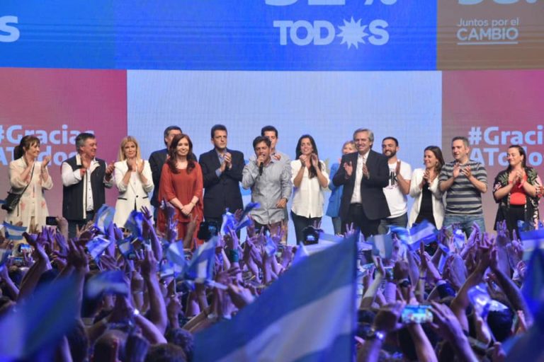 Videos: Ganaron Alberto y Cristina y ya son Presidente y Vice Electos de Argentina