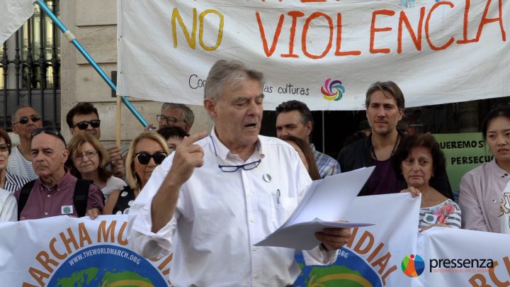 Video: La II Marcha Mundial por la Paz y la Noviolencia arranca del Km. 0 de Madrid