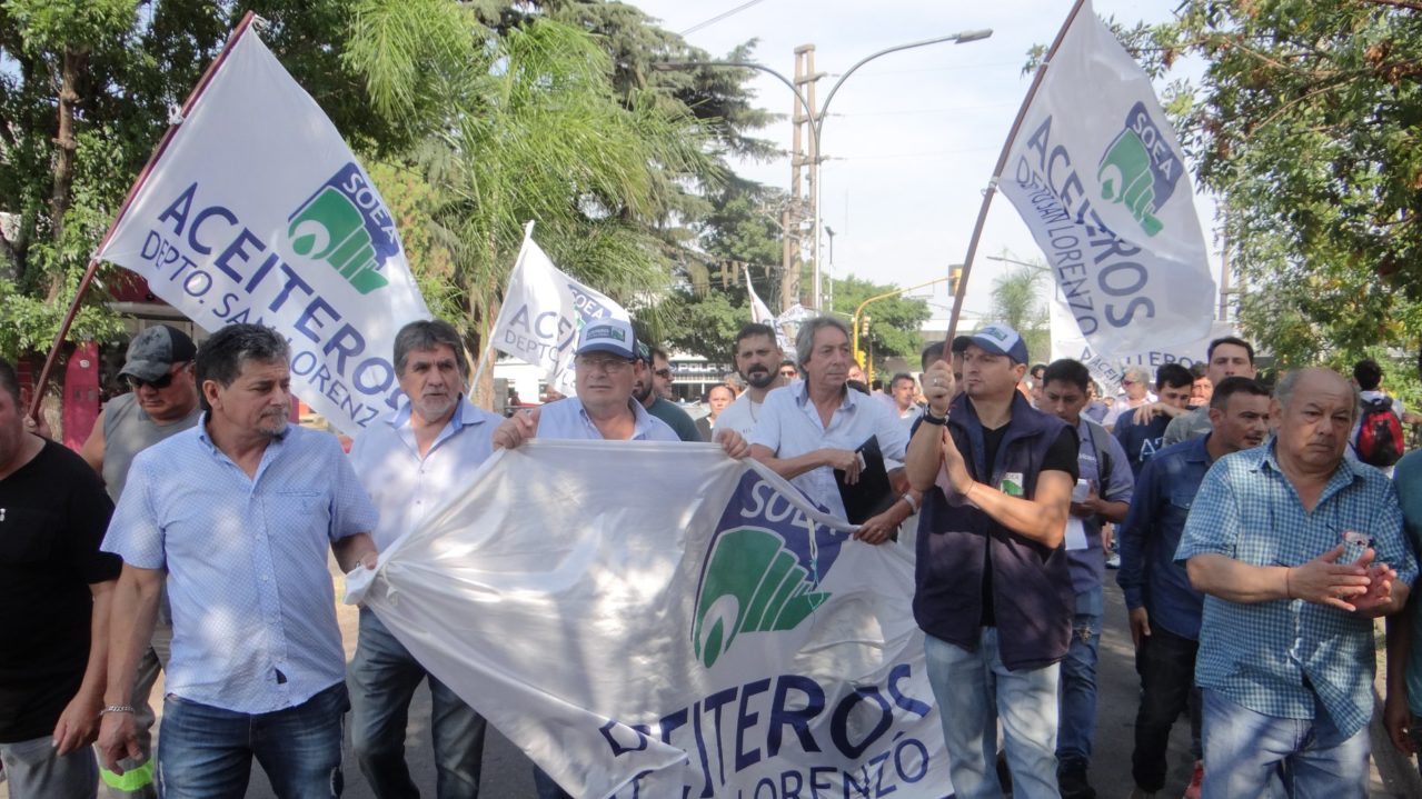 #Vicentin: Histórica marcha multisectorial en defensa de los puestos de Trabajo