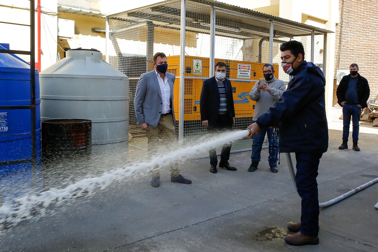 Municipalidad de San Lorenzo instaló importante red anti-incendios en el Centro Cultural