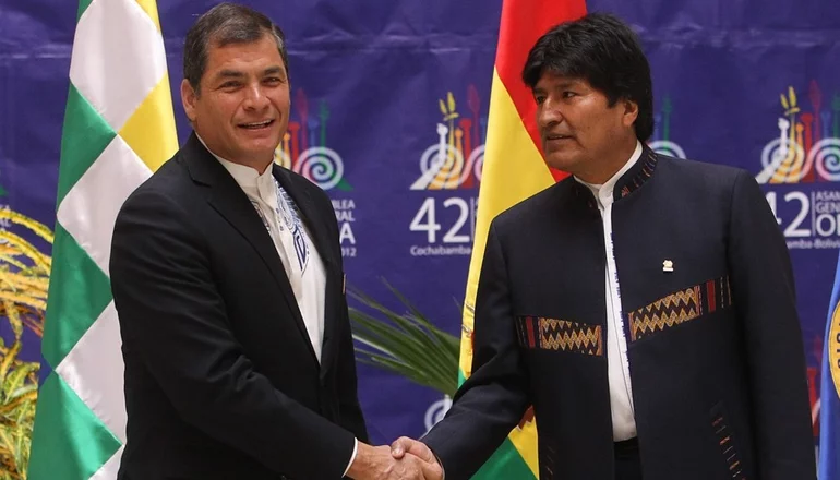 Elecciones en Ecuador y Bolivia: proscribieron a Rafael Correa y a Evo Morales