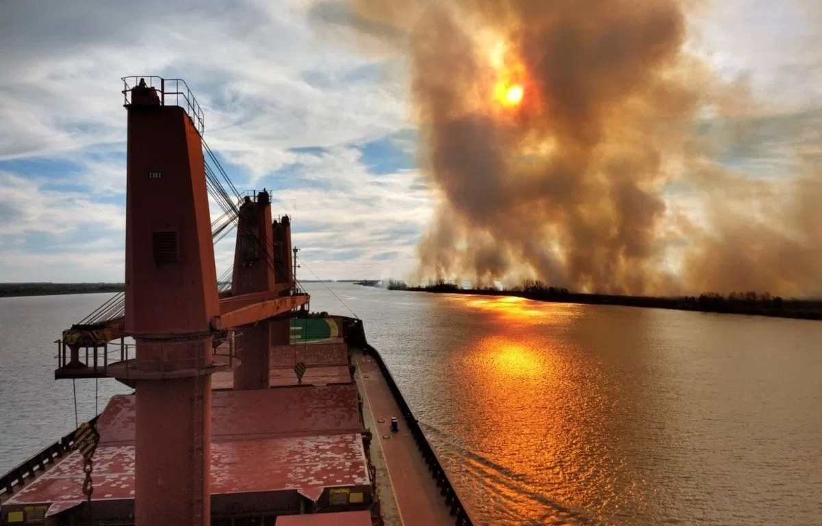 Tras pedido de Perotti, las Fuerzas Armadas intervendrán en los incendios de las islas