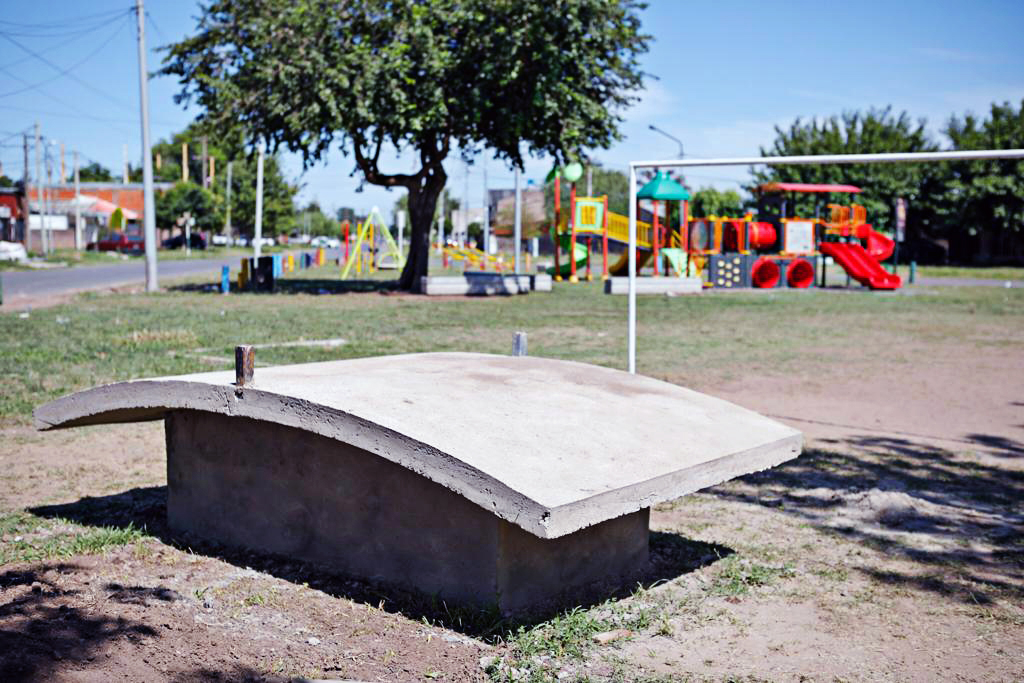 Obras: Suman el juego del "teqball" en dos espacios verdes de San Lorenzo