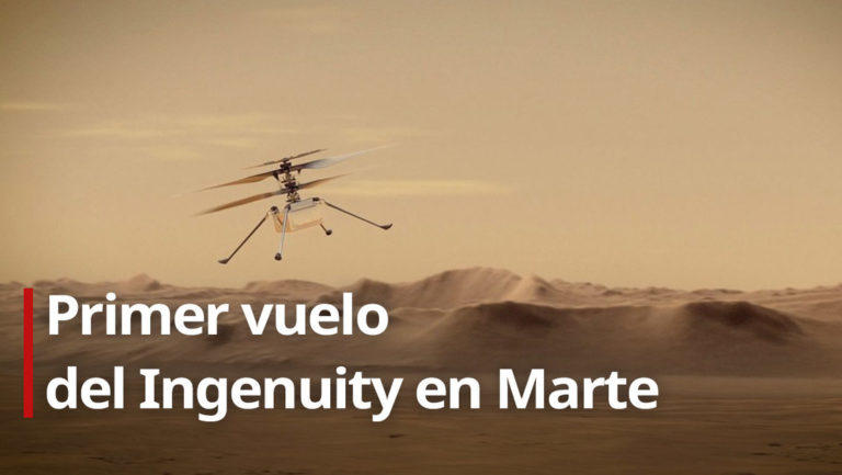 Video: El helicóptero Ingenuity de la NASA, primer aeronave humana que vuela en otro planeta