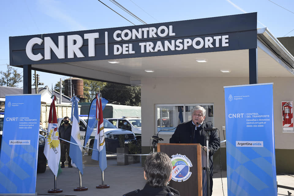 Timbúes inauguró la primer unidad operativa de la CNRT del país para la Cosecha Gruesa