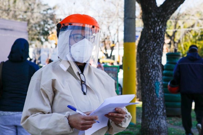 Covid-19: Covid-19: la Municipalidad de San Lorenzo realizó en barrio Bouchard otro importante operativo de testeos