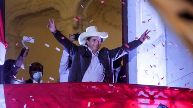 Proclaman a Pedro Castillo como nuevo presidente de Perú