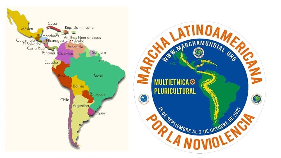 Primera Marcha Latinoamericana Multiétnica y Pluricultural POR LA NO-VIOLENCIA