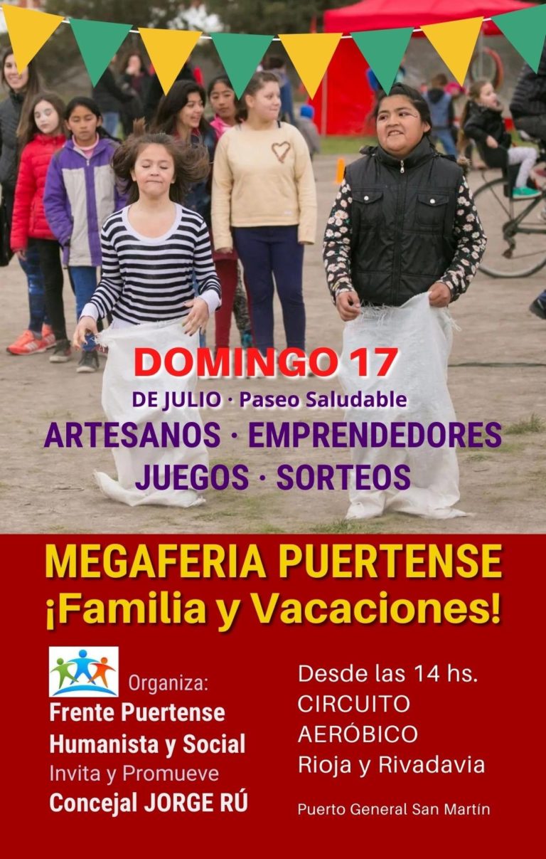 LA MEGAFERIA PUERTENSE PASA AL DOMINGO 17 DE JULIO