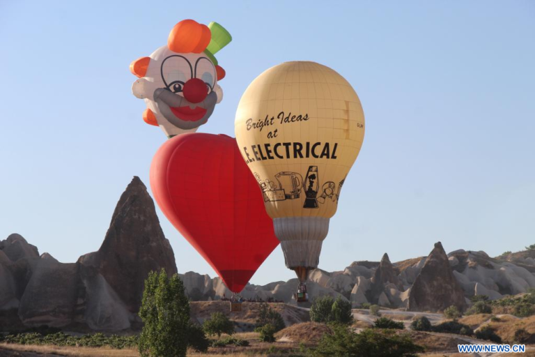 Tercer Festival internacional de globos de aerostáticos en Capadocia, Turquía