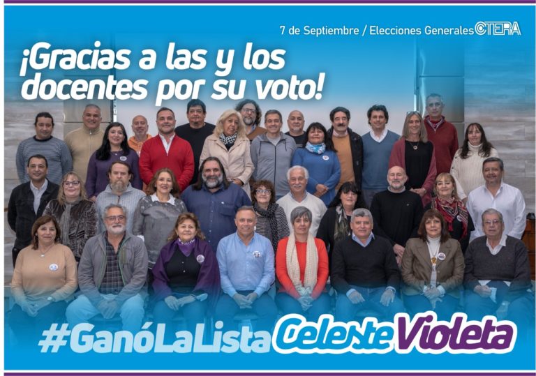 Elecciones CTERA: Docentes del país ratificaron la conducción de Alesso y Baradel de modo contundente