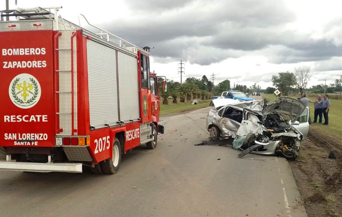 Choque fatal de suboficial de policía vecina de Puerto General San Martín