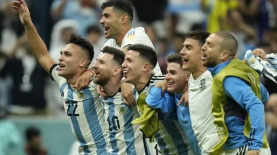 20221209 MUNDIAL 2022 QATAR SELECCION ARGENTINA CELEBRA EL TRIUNFO ANTE PAISES BAJOS