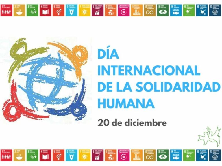 20D – Día Internacional de la Solidaridad Humana, una realidad cotidiana y muy extendida