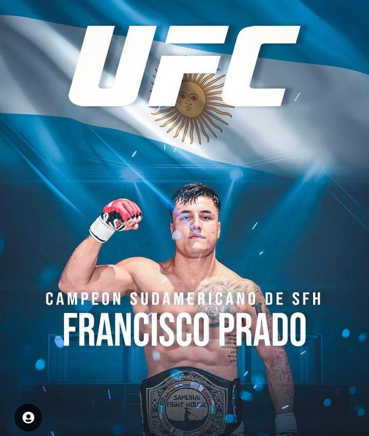 Francisco Prado debutará en UFC 284