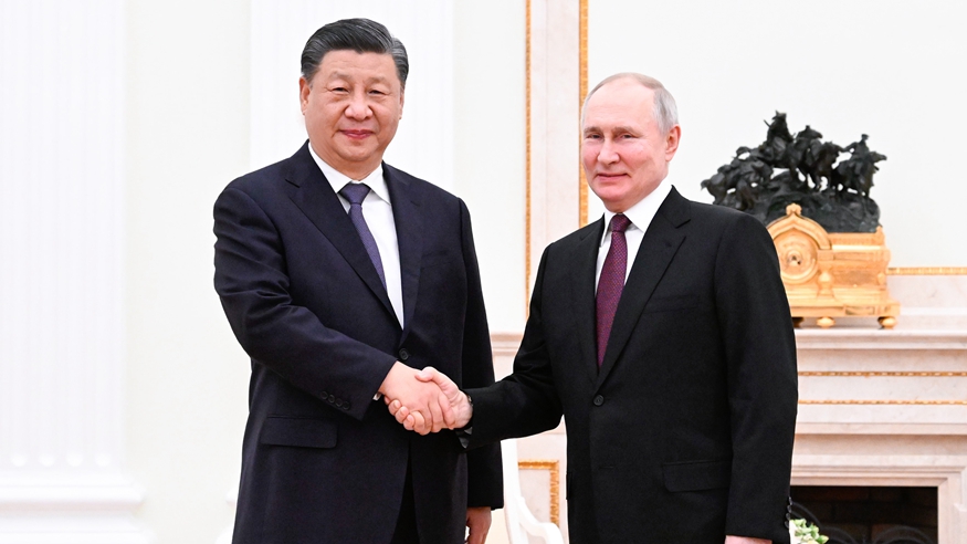 Xi Jinping se reunió con Vladimir Putin en Moscú