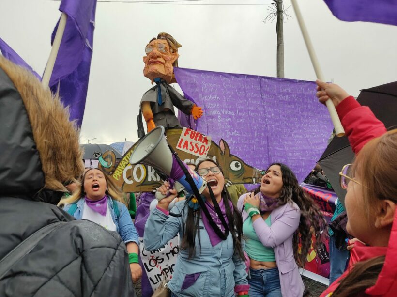 Ecuador: marcha por la reivindicación de los derechos de las mujeres