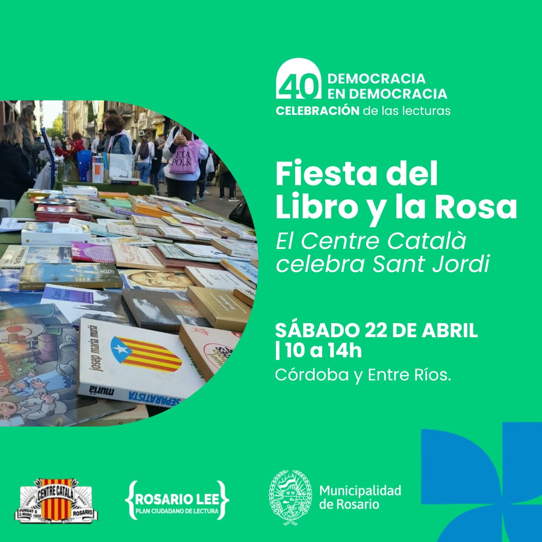 Centre Català de Rosario celebró Sant Jordi del Amor y la Literatura