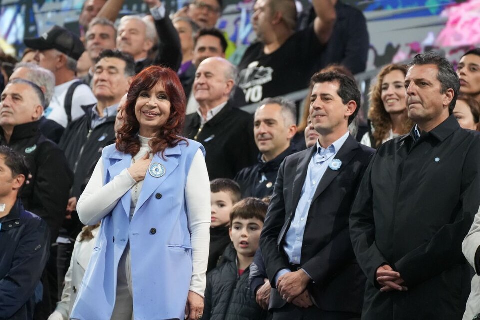 Acto de Cristina Kirchner en Plaza de Mayo