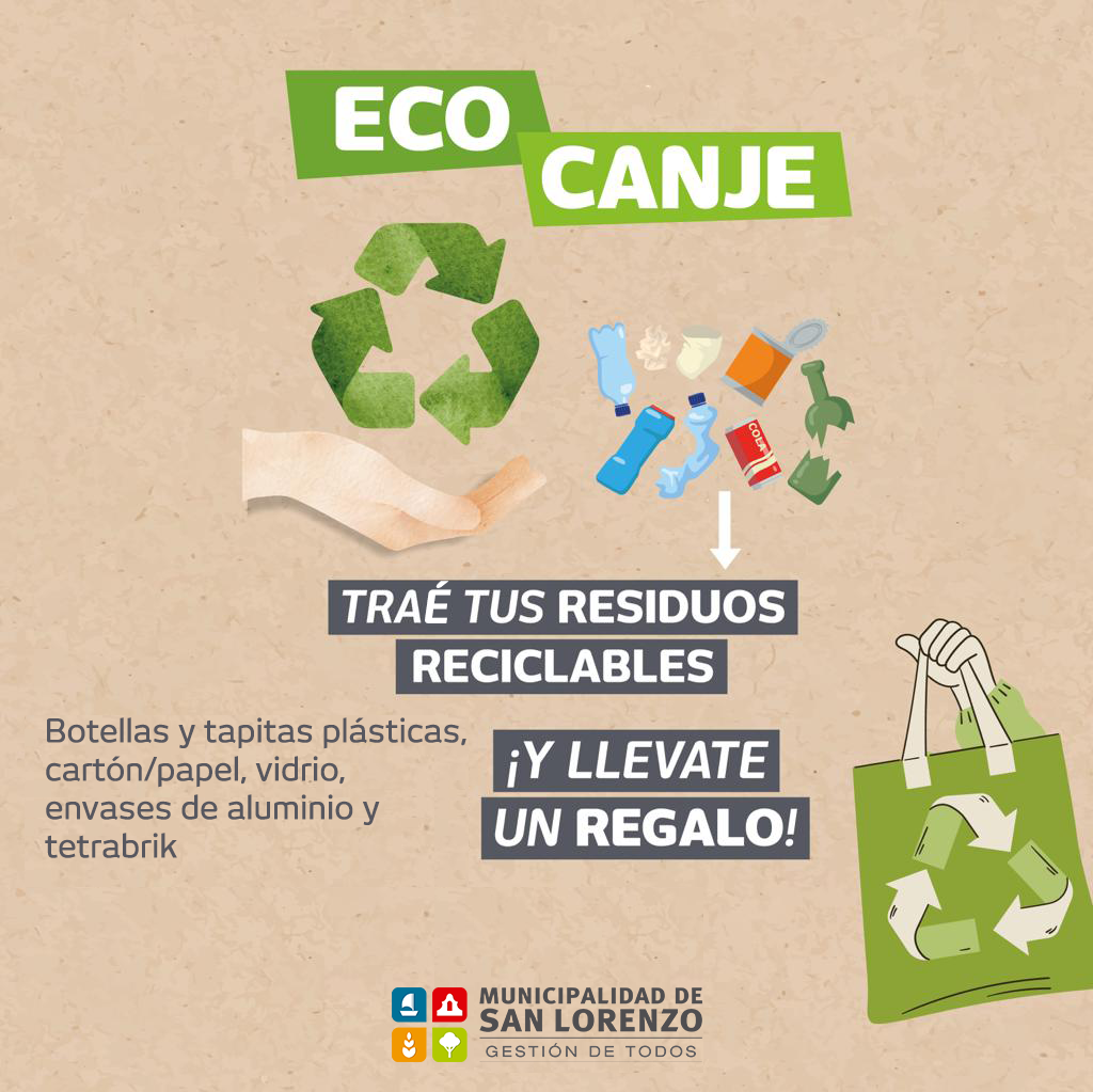 Se viene el primer Eco Canje: ¡dejá tus residuos y llevate un regalo!