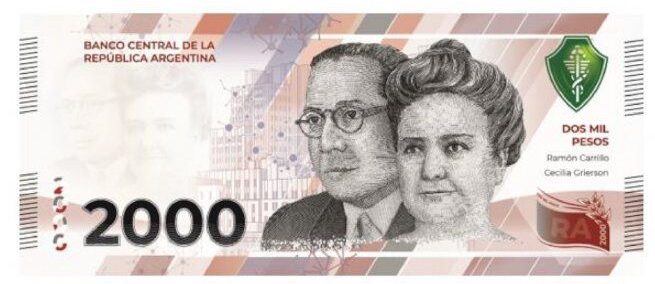 Circula el billete de .000: cómo es y quiénes aparecen en él