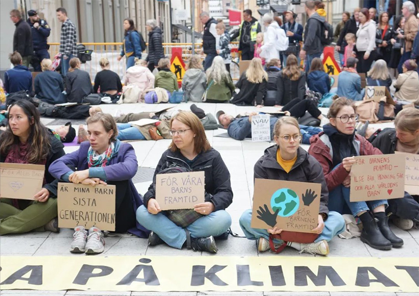 Acción mundial de Mother’s* Rebellion por la acción climática