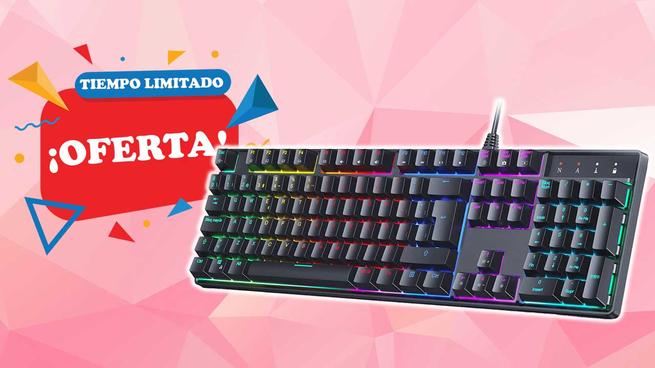 El teclado gaming que te recomienda Amazon, tumba su precio: mecánico, RGB y teclas multimedia