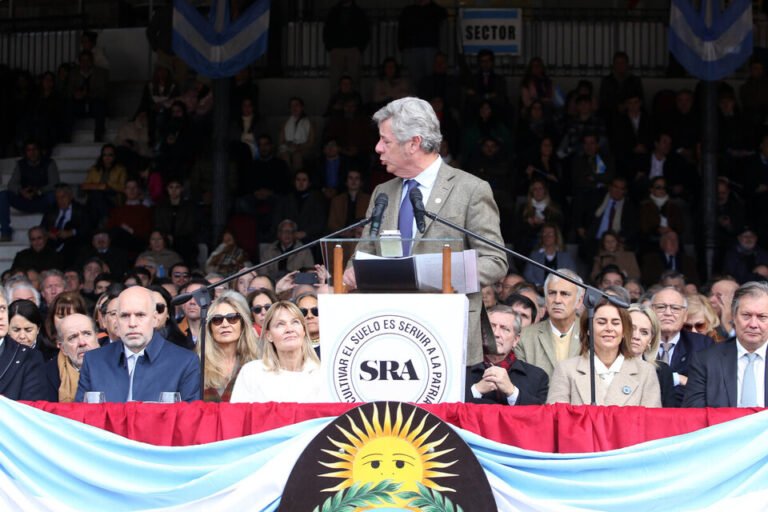 El presidente de la Rural añora la Argentina anterior al peronismo 