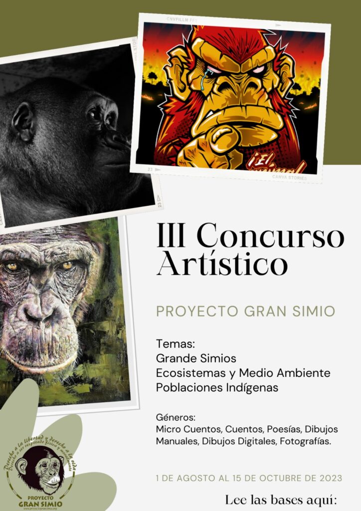 III Concurso Artístico “Grandes Simios”