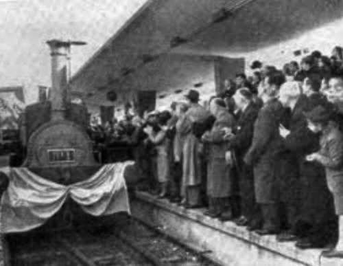 El 29 de Agosto de 1857 se llevó adelante el primer viaje en tren en Argentina