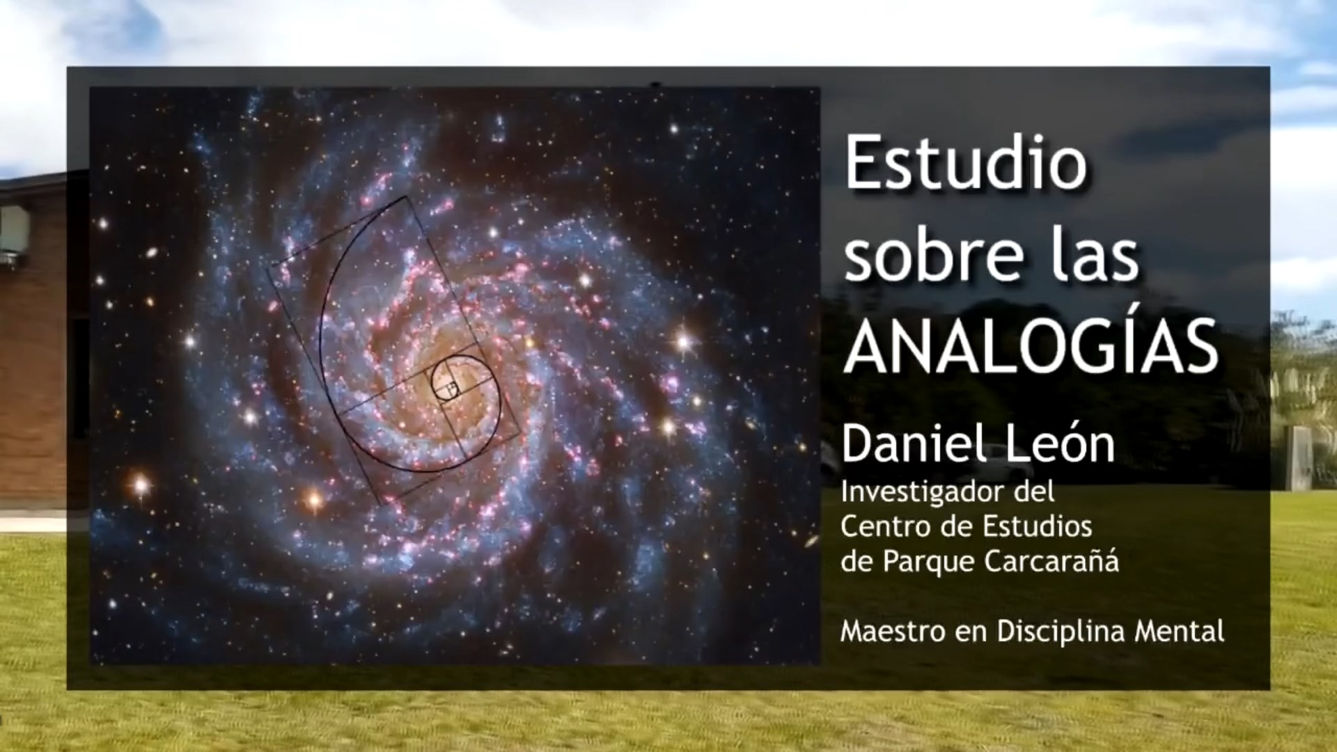 Video: Daniel León presentó «Estudio sobre las Analogías»