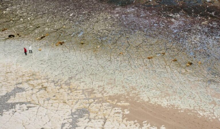 Intensa sequía convierte en desierto el Lago Poopó de Bolivia