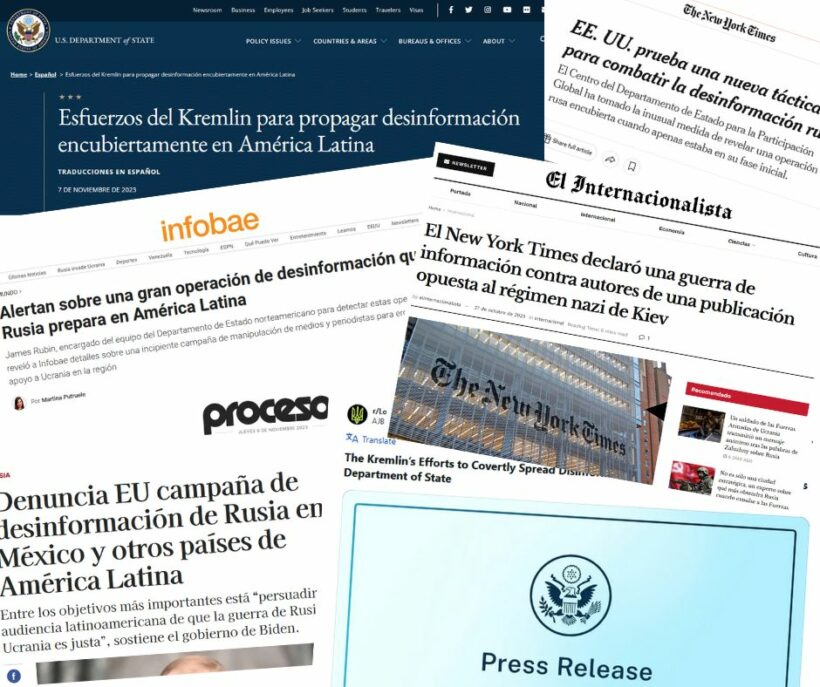 Pressenza rechaza acusación del Departamento de Estado de formar parte de una campaña de desinformación promovida por Rusia