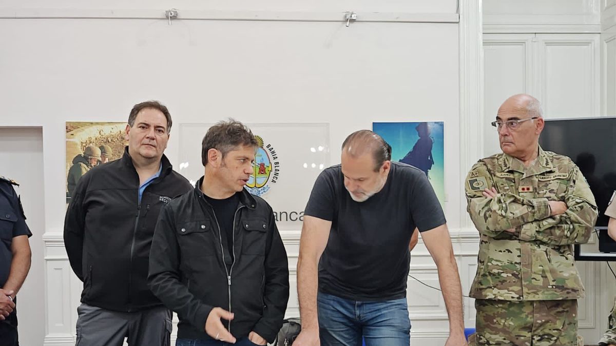 Kicillof encabeza el comité de crisis en Bahía Blanca Kicillof encabeza el comité de crisis en Bahía Blanca
