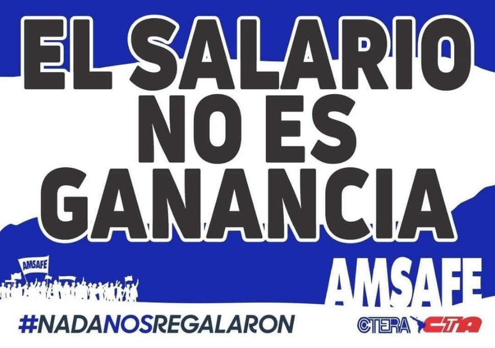 2024 AMSAFE CTERA CTA EL SALARIO NO ES GANANCIA  Impuesto a las ganancias