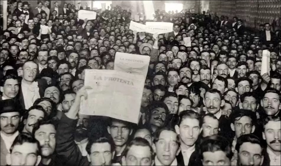 19190107 Comienza la huelga que se recordará como SEMANA TRAGICA ARGENTINA