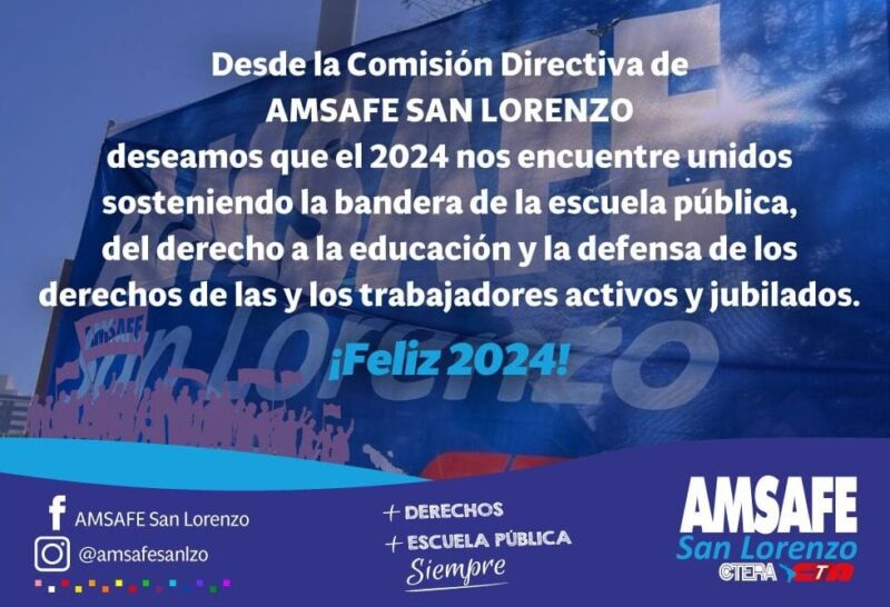 AMSAFE SAN LORENZO · SALUTACIÓN 2024