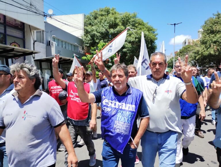 Destacada participación de FESTRAM en la movilización de la CGT