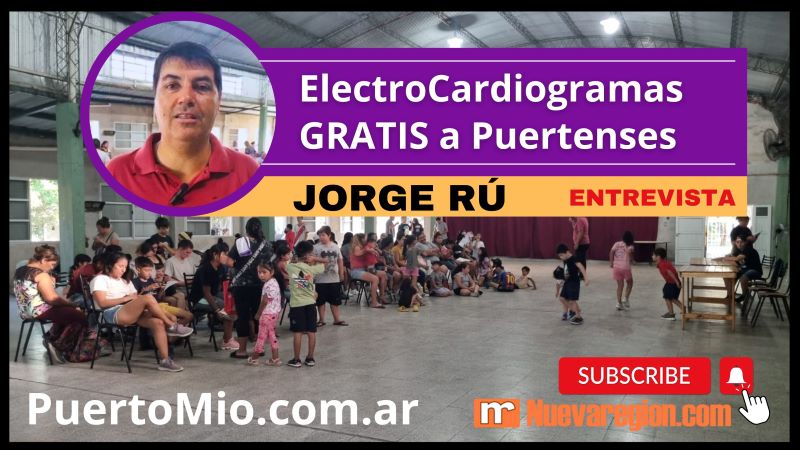 Jorge Rú y el Frente PHS realizan ElectroCardiogramas gratuitos para vecinos de Puerto