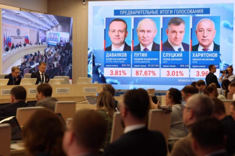 Rusia: Putin es re-electo presidente con más del 87% de los votos