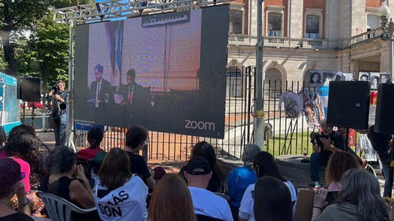 Lectura del veredicto del juicio “Brigadas” por delitos de lesa humanidad en el sur del conurbano bonaerense