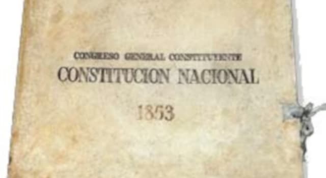 18530501 Se promulga en Santa Fe la primera Constitucion Nacional que dio lugar a la Confederacion Argentina