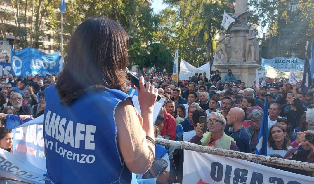 20240417 AMSAFE MONTEVERDE ACTO INTER SINDICAL EN ROSARIO